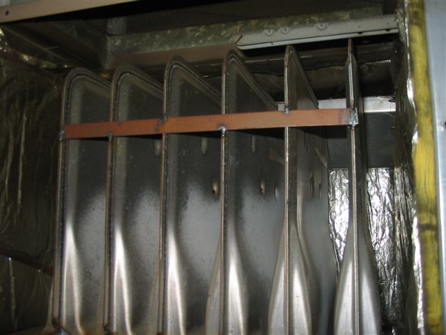 Exposed heat exchanger